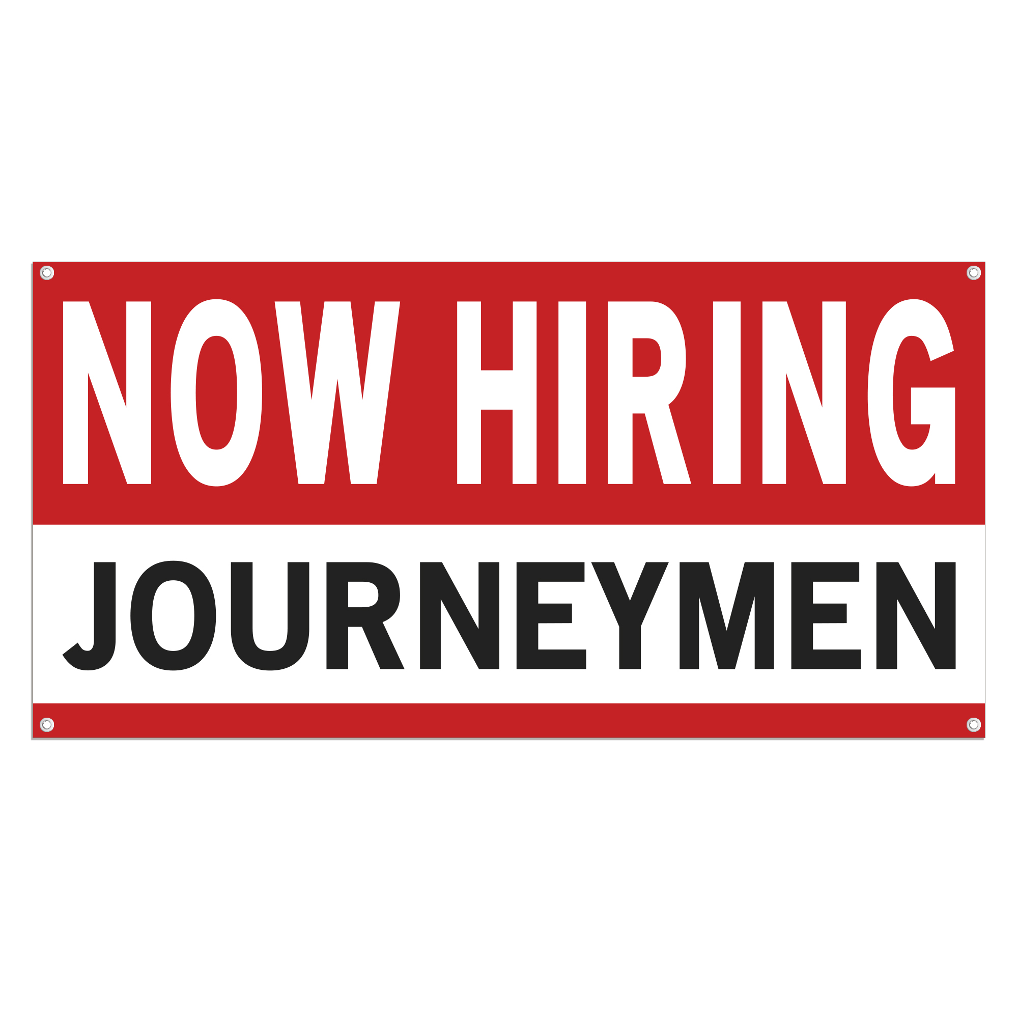 Now Hiring Journeymen 13 oz Heavy Duty Vinyl Banner Jobs Available Help Wanted